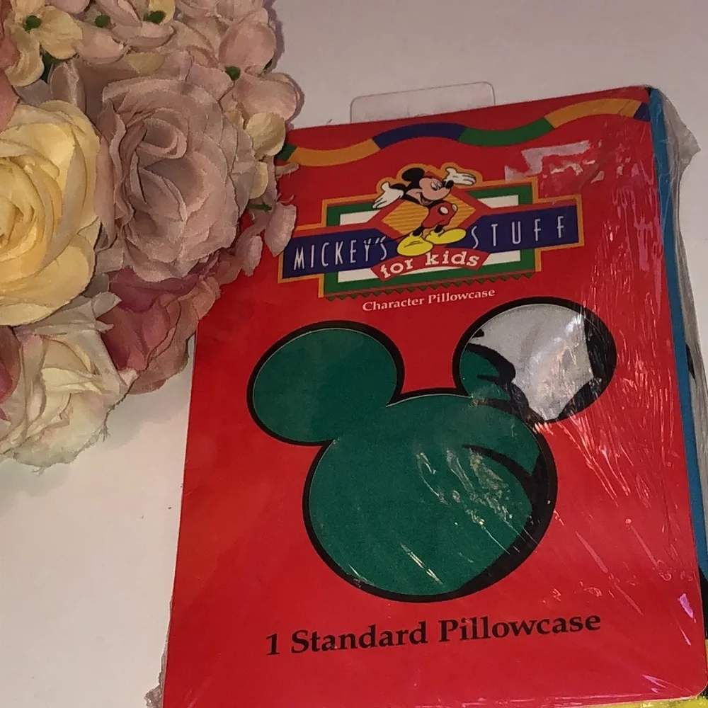Mickey’s stuff for kids pillowcase Donald Duck 1990s Disney pillowcase NWT